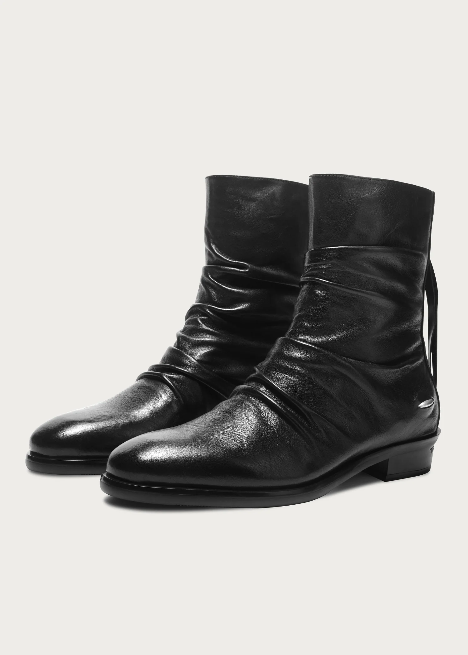 Ankle boots Ruched Full-Grain Horsehide - Image 8