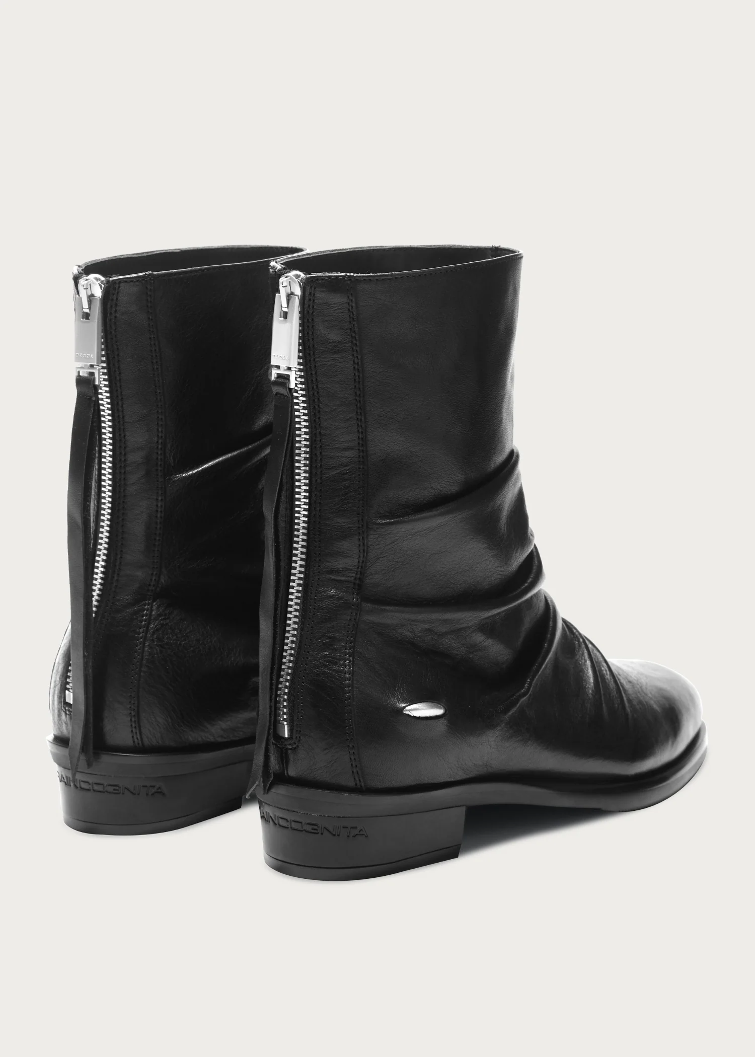 Ankle boots Ruched Full-Grain Horsehide - Image 9