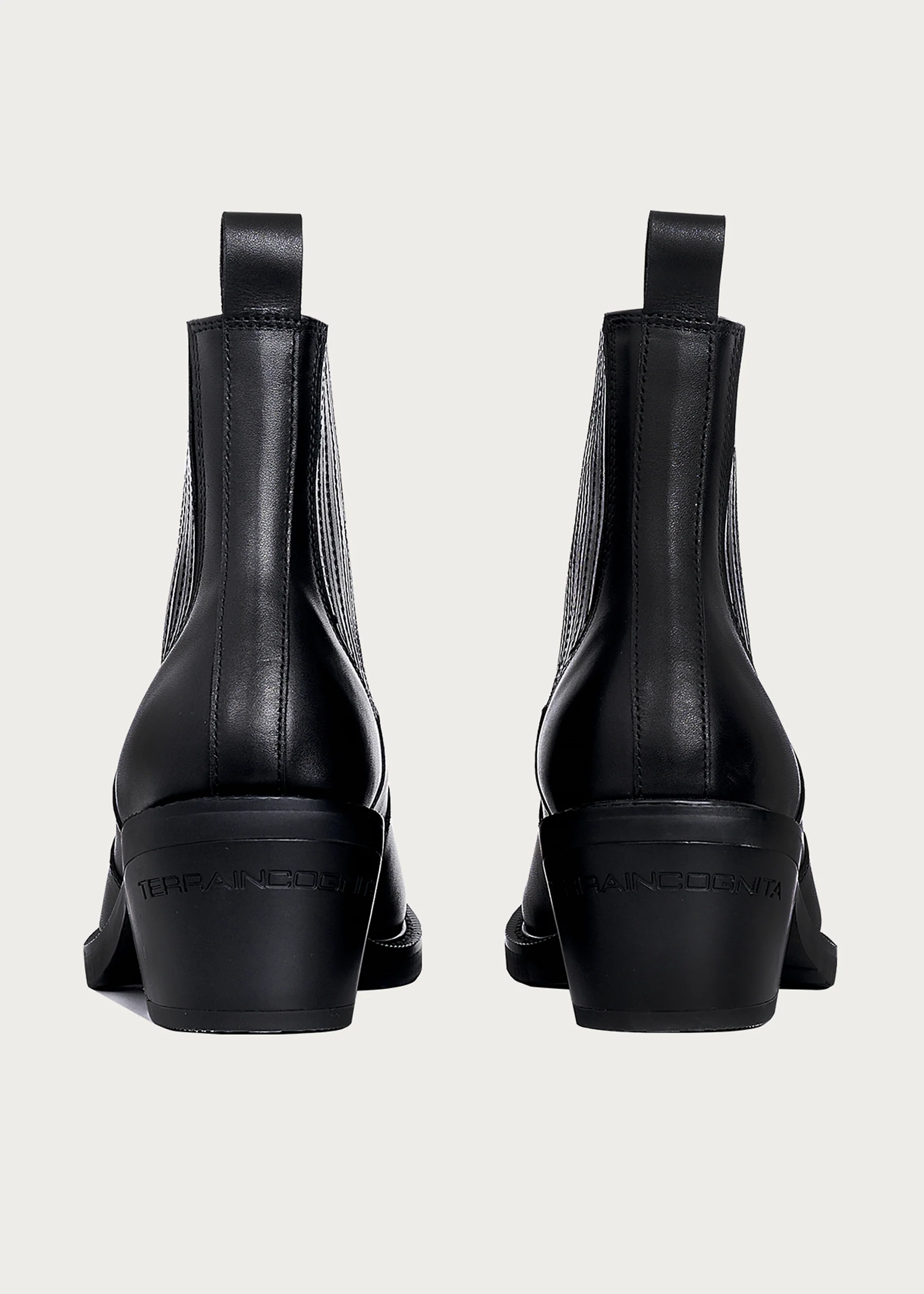Chelsea boots Pointed-toe Calfskin Obsidian black - Image 9