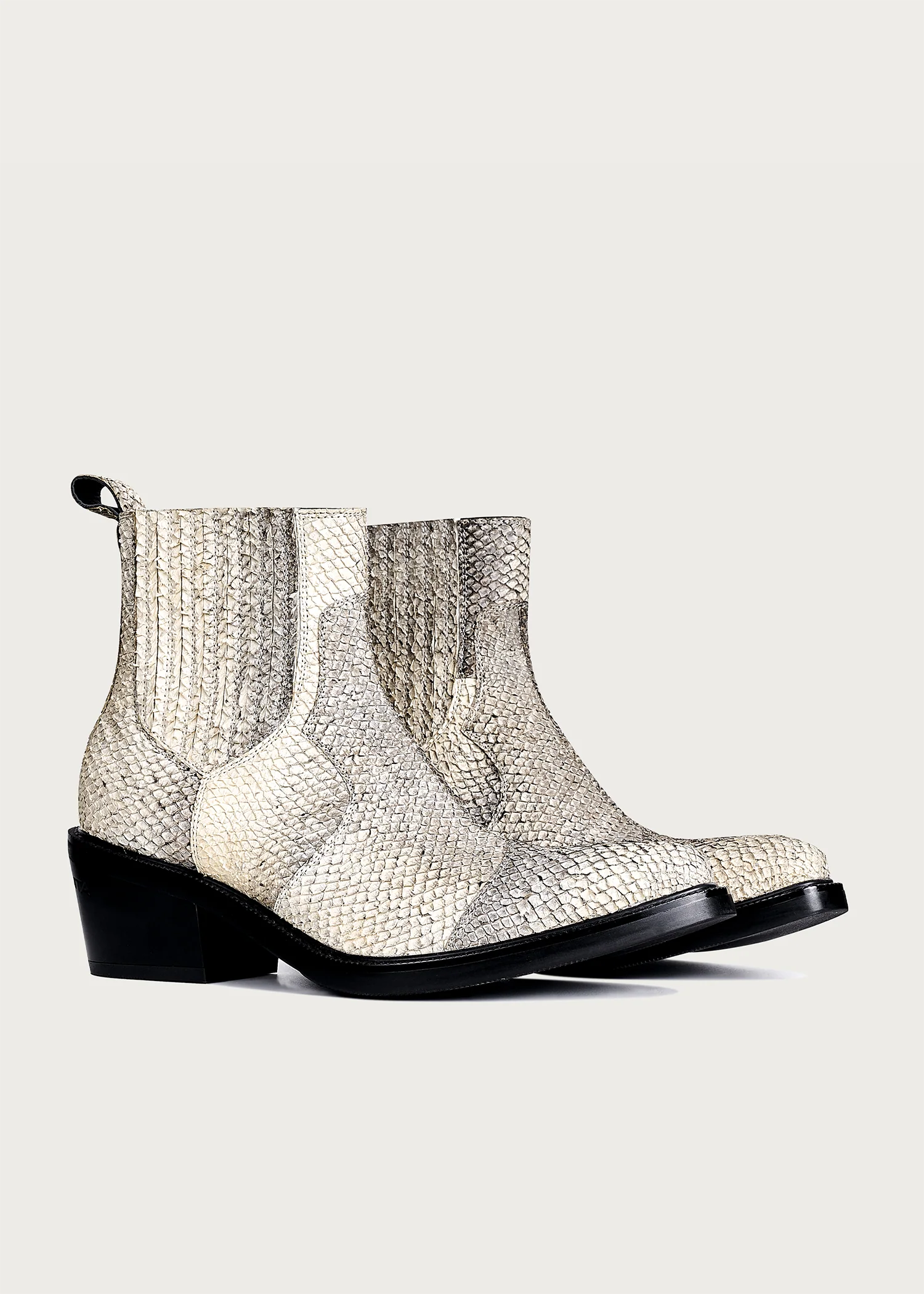 Chelsea boots Pointed-toe Fishskin snake-effect - Image 5