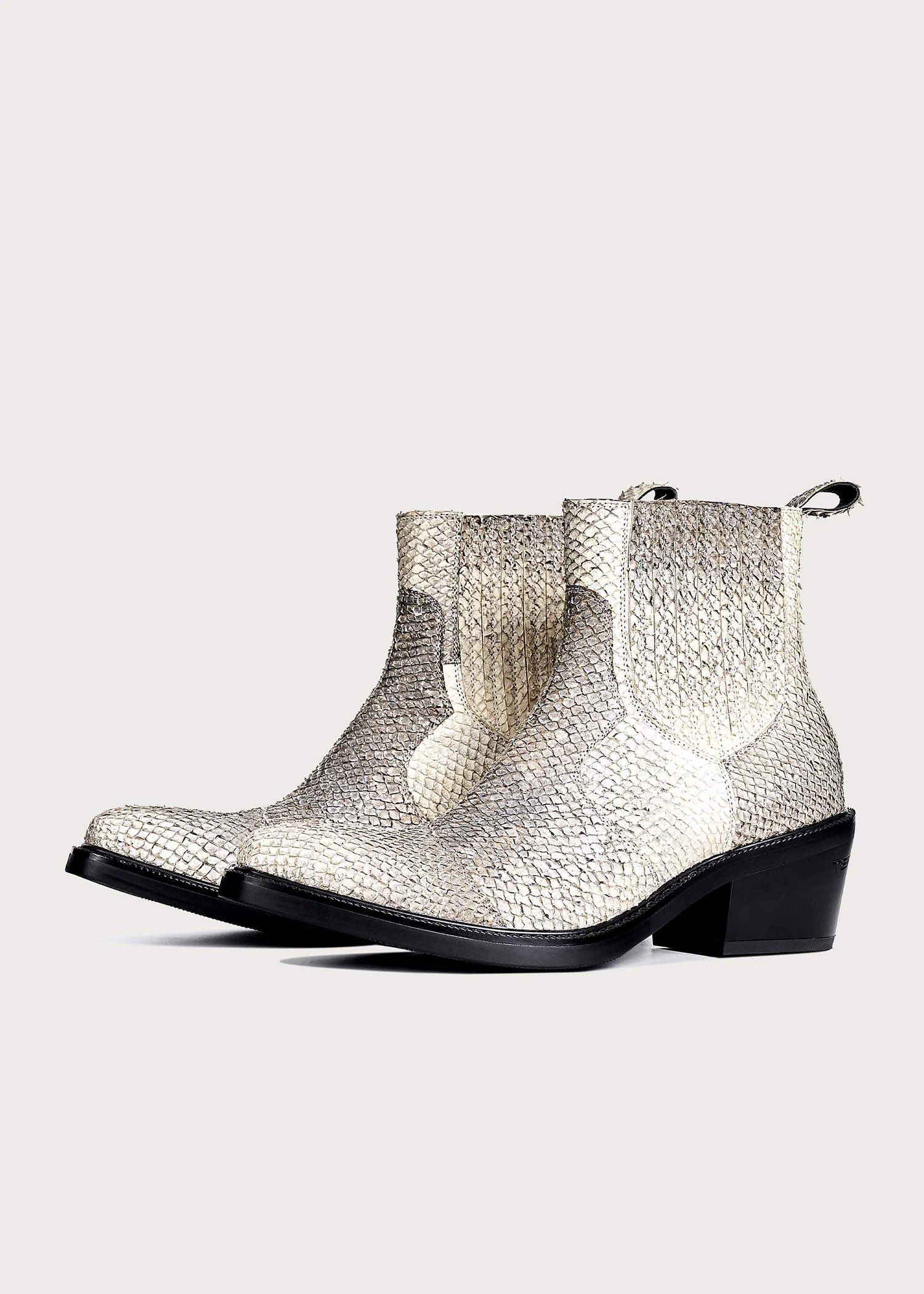 Chelsea boots Pointed-toe Fishskin snake-effect - Image 6