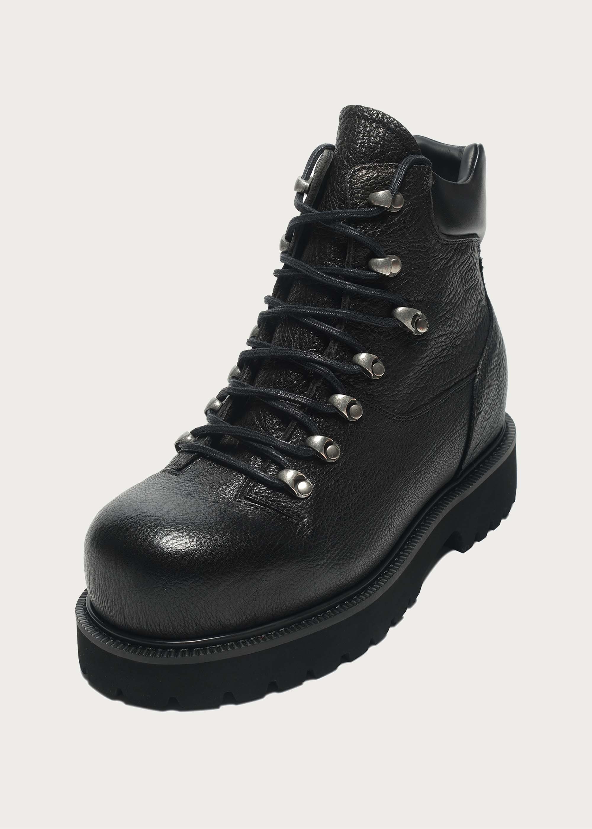 Hiking Work Style Fashion boots Black - Image 3