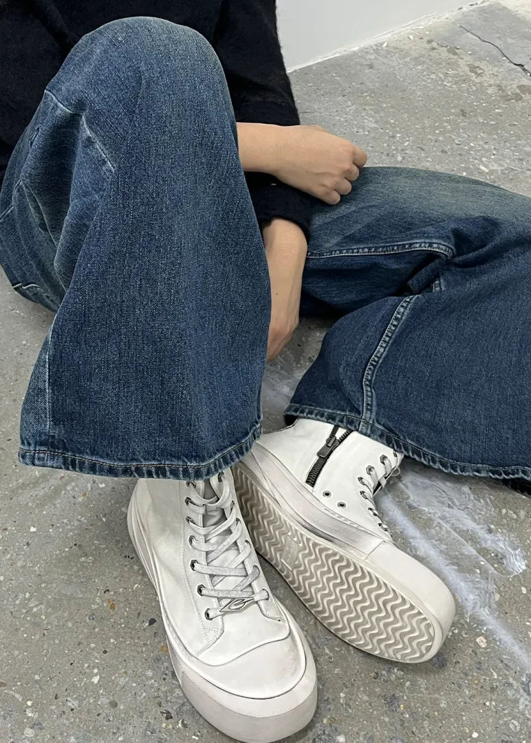 Lake moon skateboard shoes Dirty white - Image 13