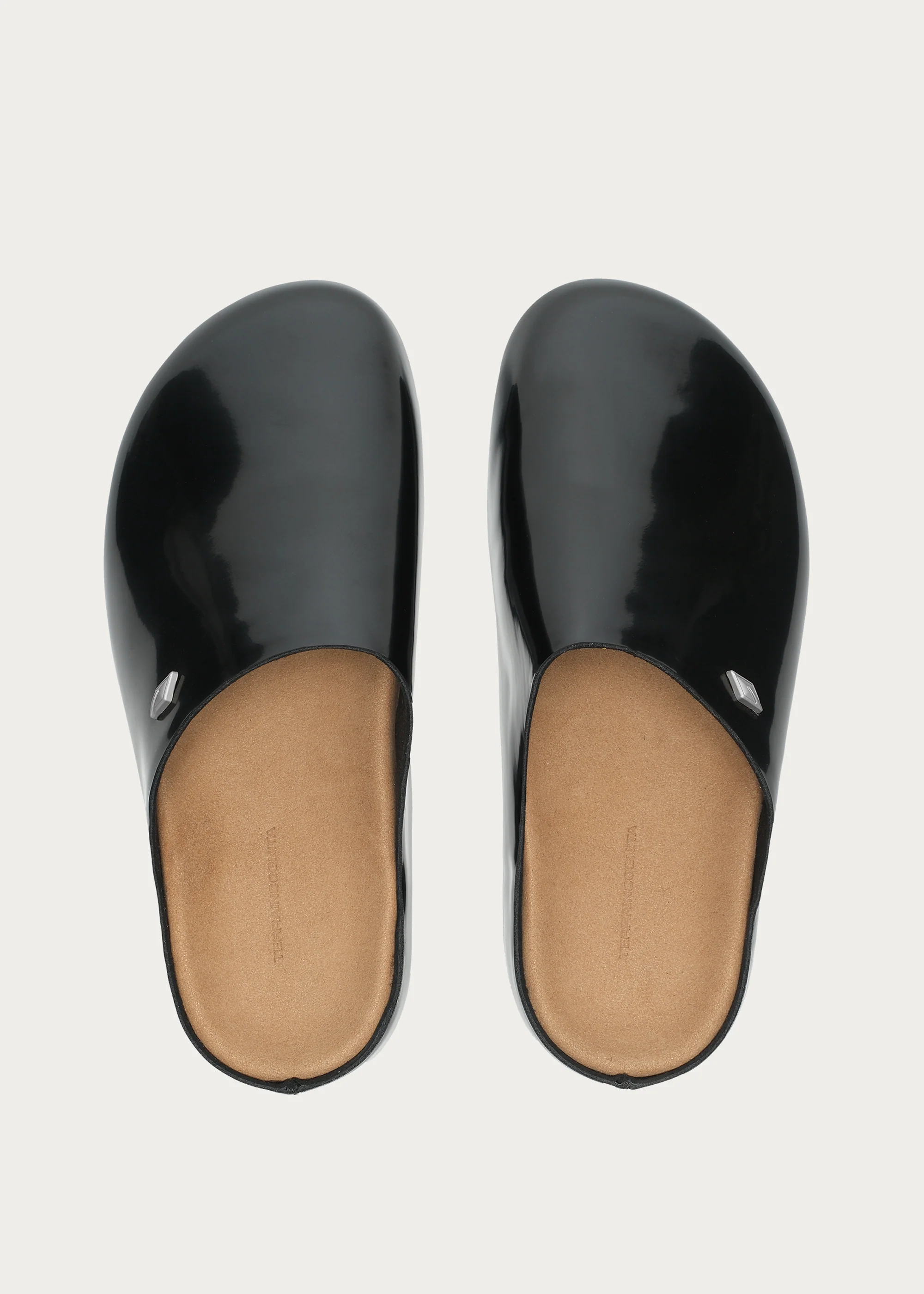 Clogs"Star emblem3.0"Glossy-black - Image 4