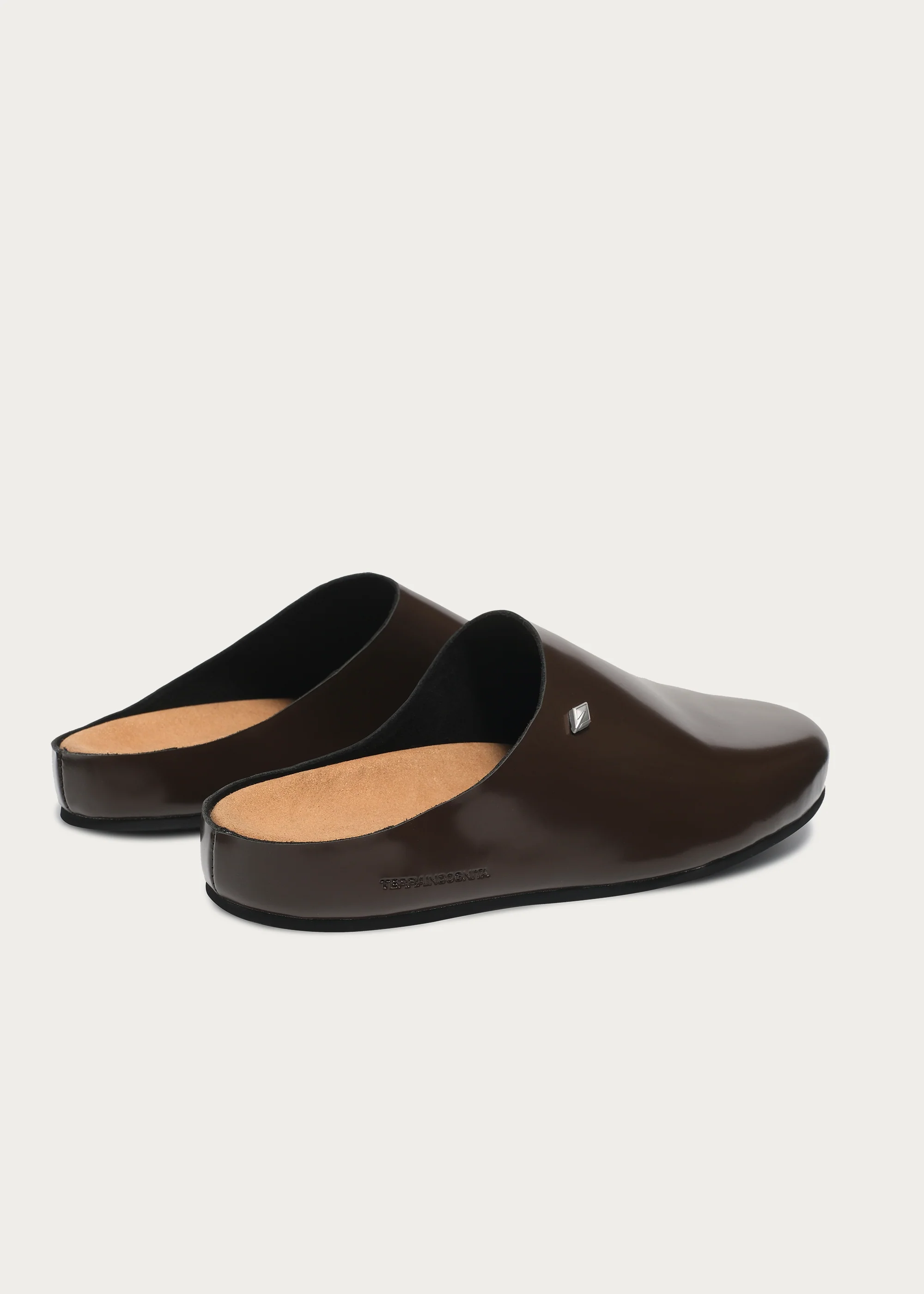 Clogs"Star emblem3.0"Glossy-brown - Image 7