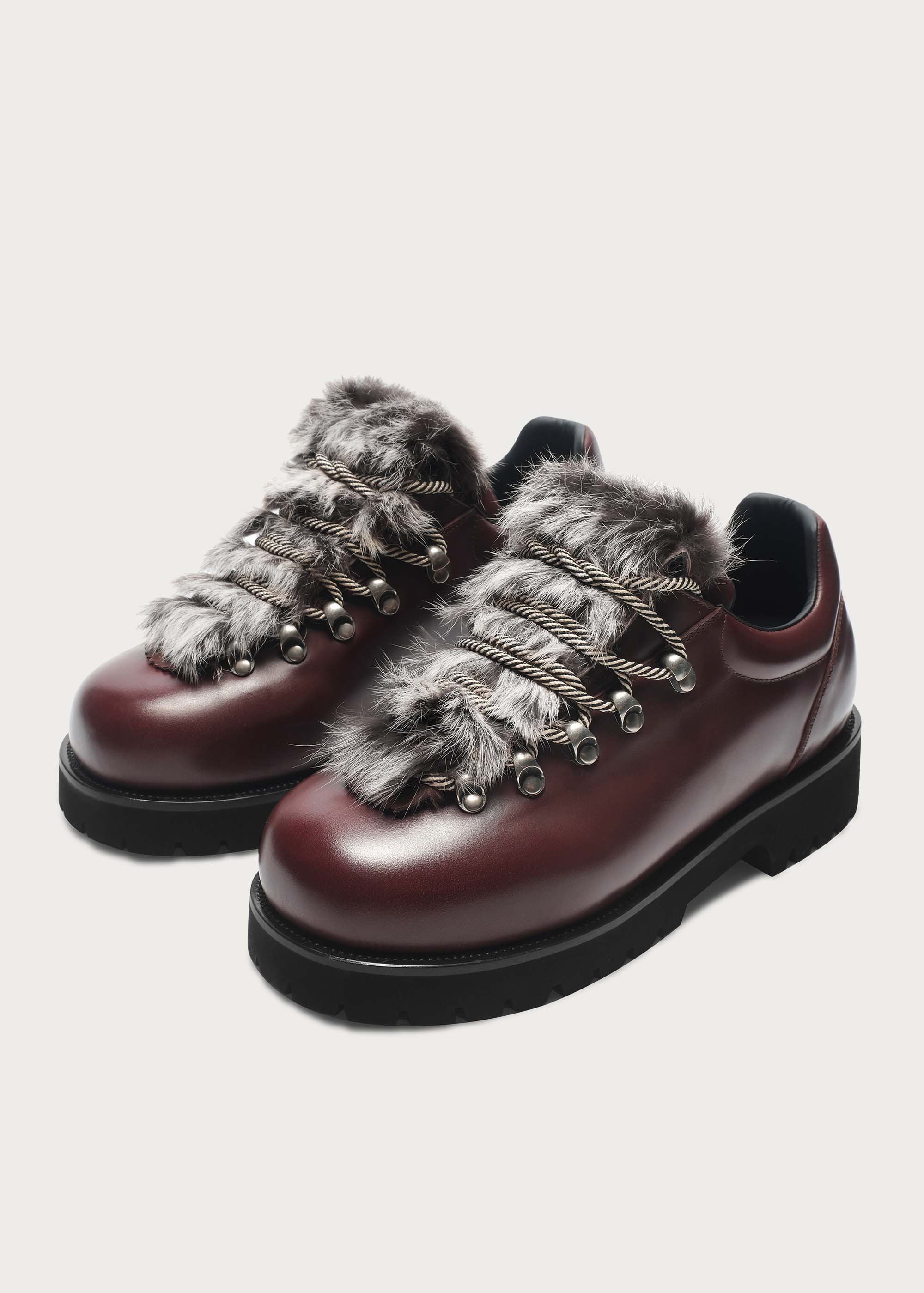Outdoor-inspired hiking shoes Claret-red - Image 6