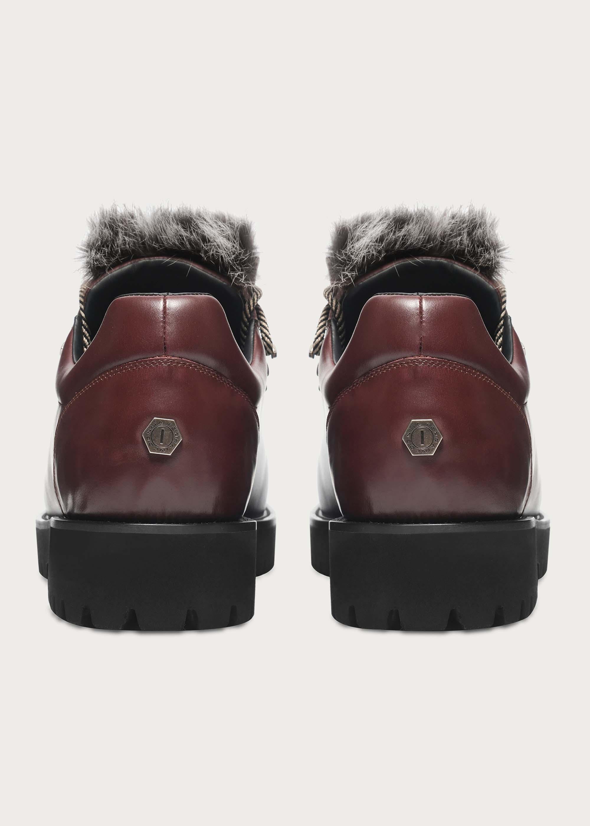 Outdoor-inspired hiking shoes Claret-red - Image 9