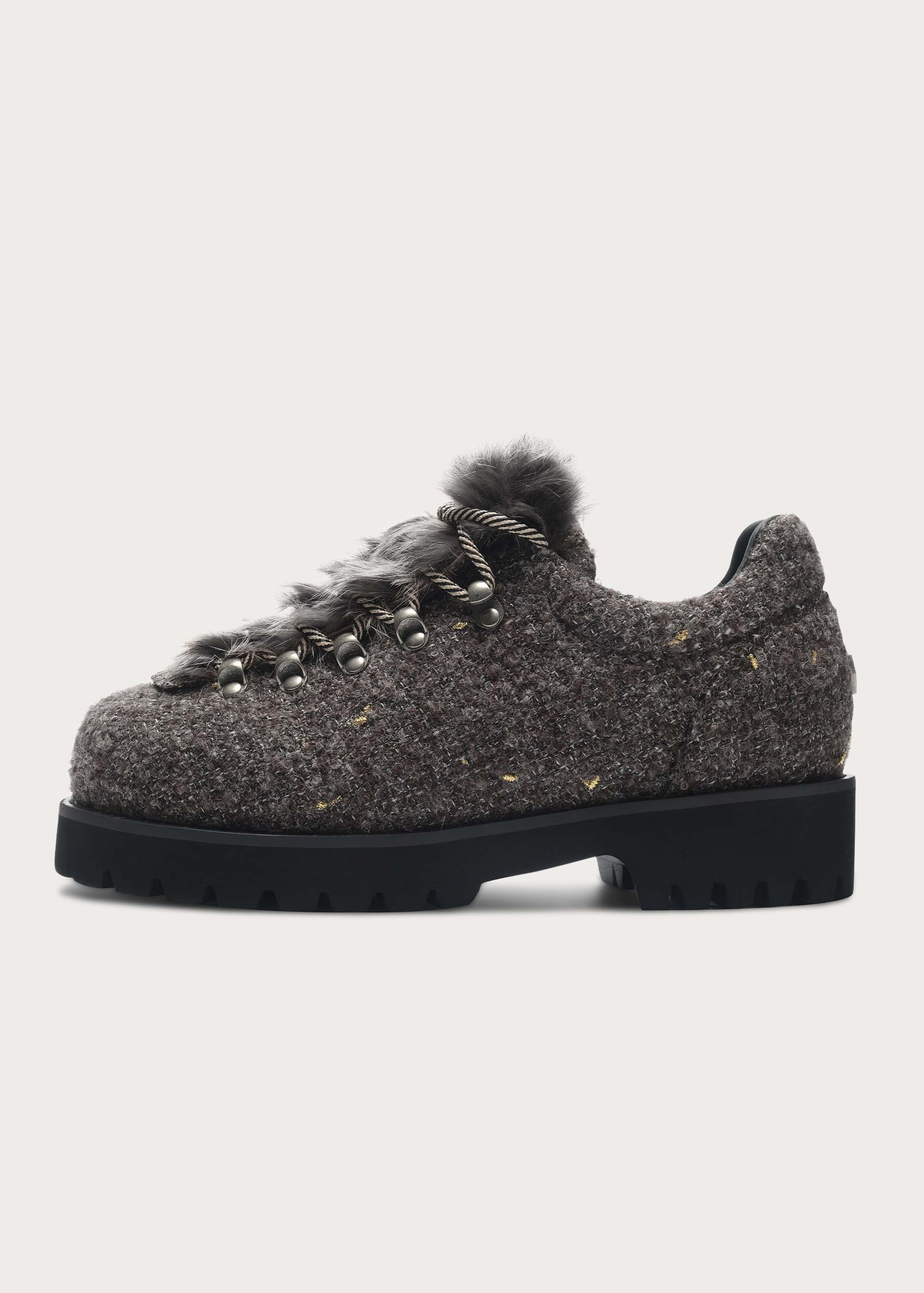 Outdoor-inspired hiking shoes Gray