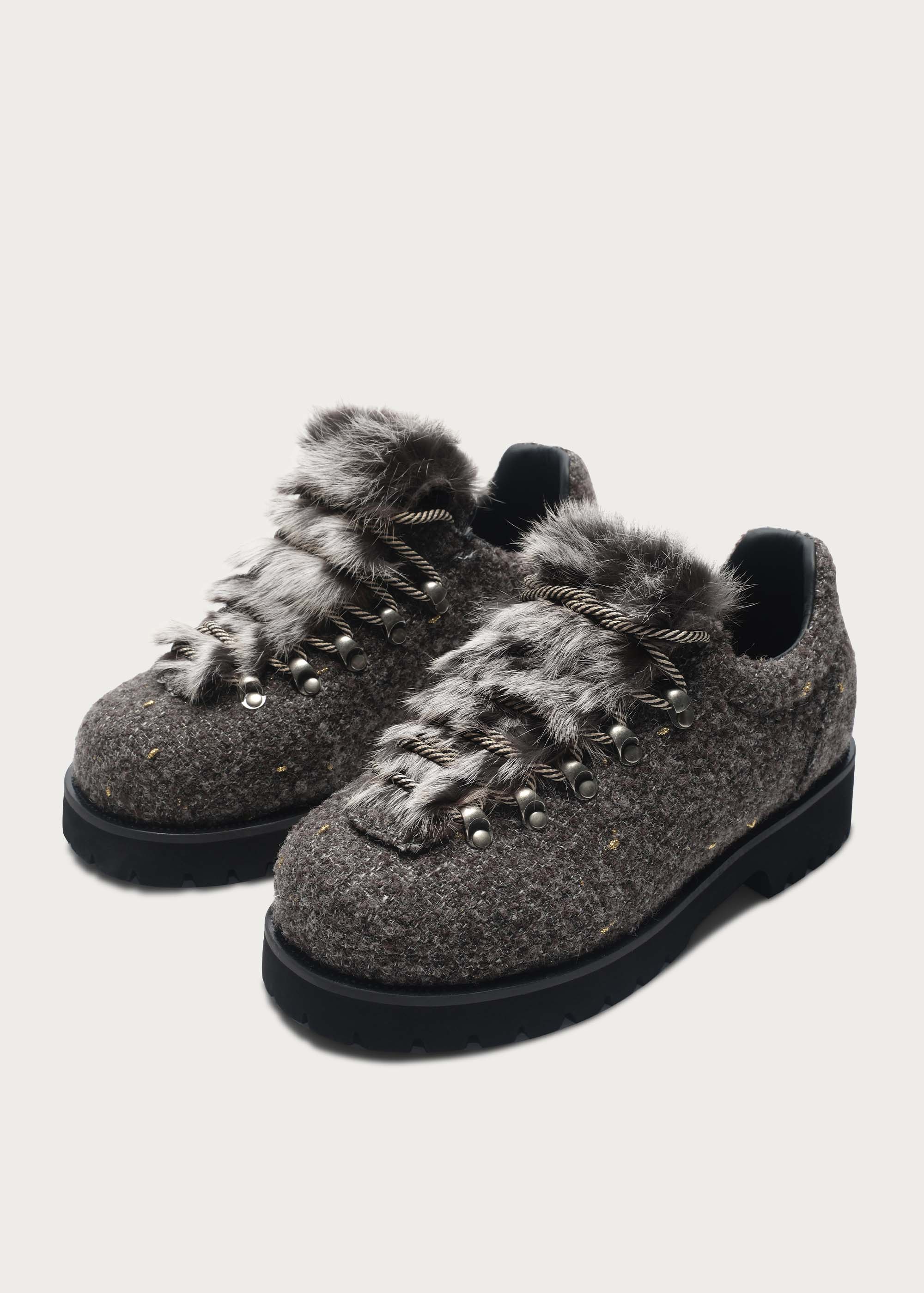 Outdoor-inspired hiking shoes Gray - Image 5