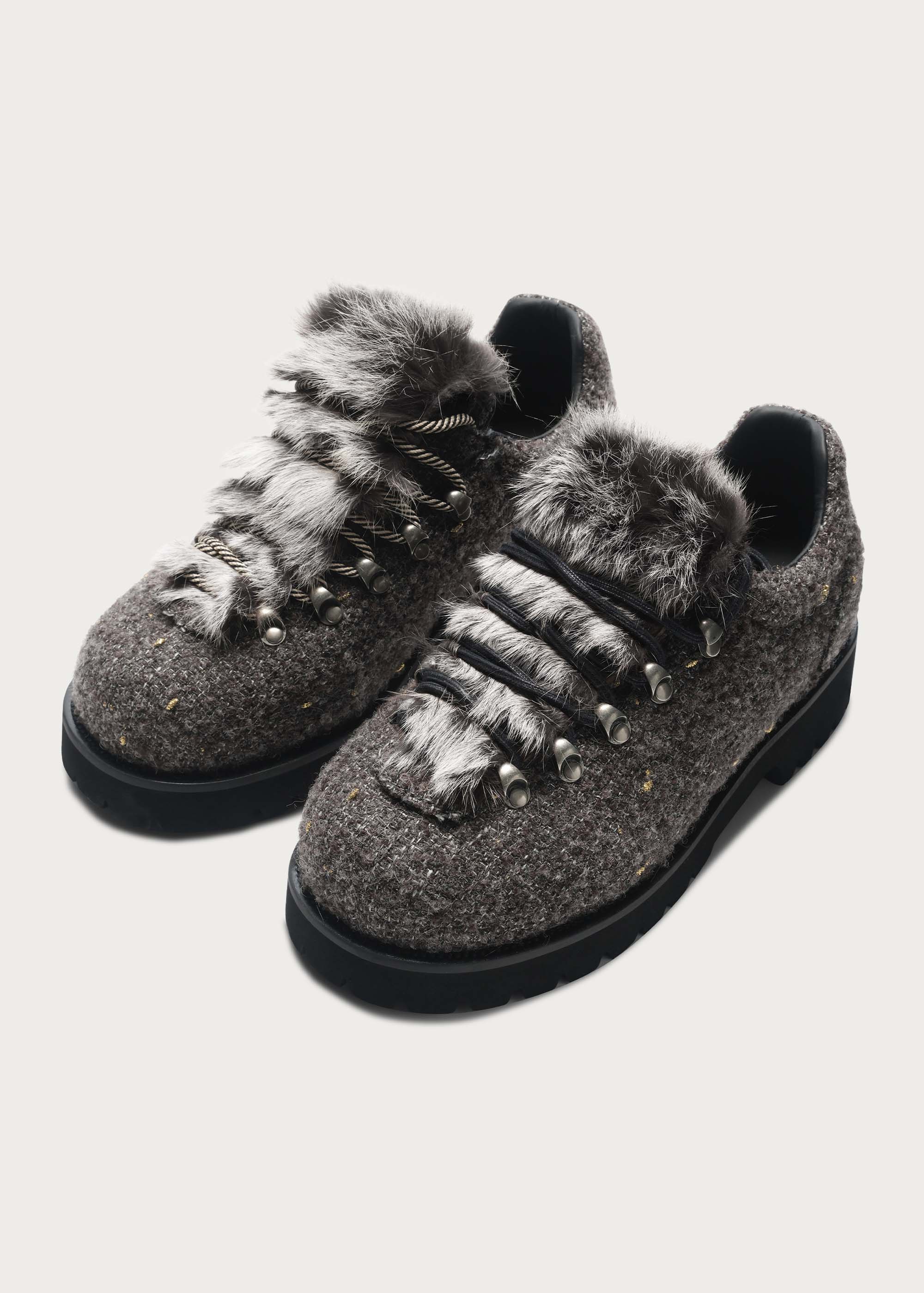 Outdoor-inspired hiking shoes Gray - Image 9