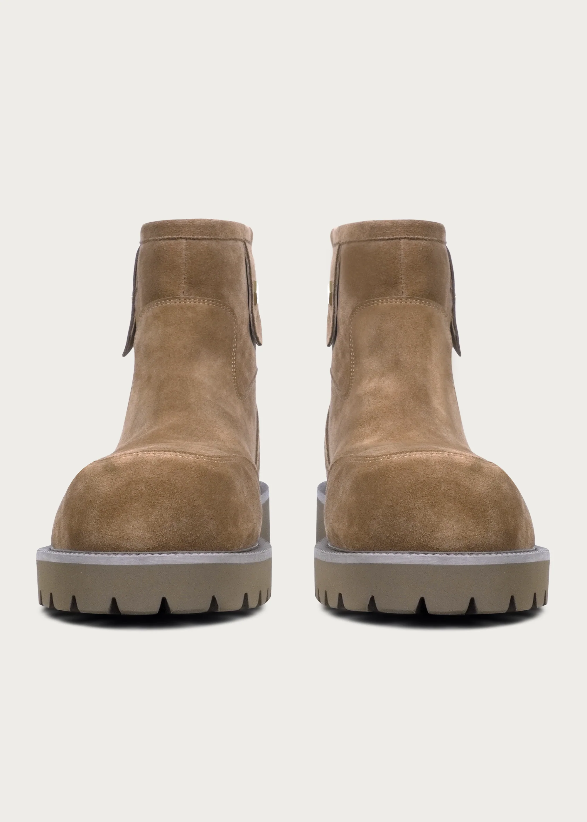 Snow boots Fleece Mid-top Light coffee-brown - Image 8