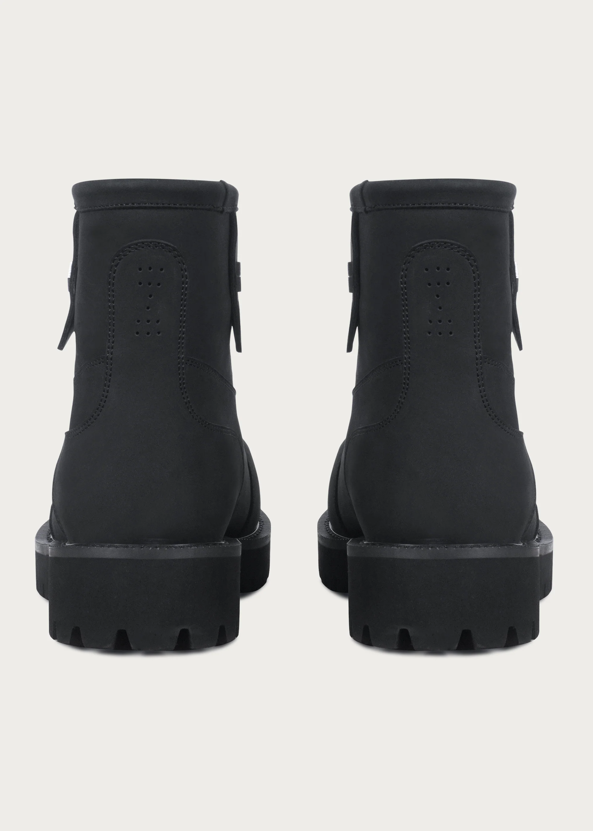 Snow boots Fleece Mid-top Matte black - Image 12