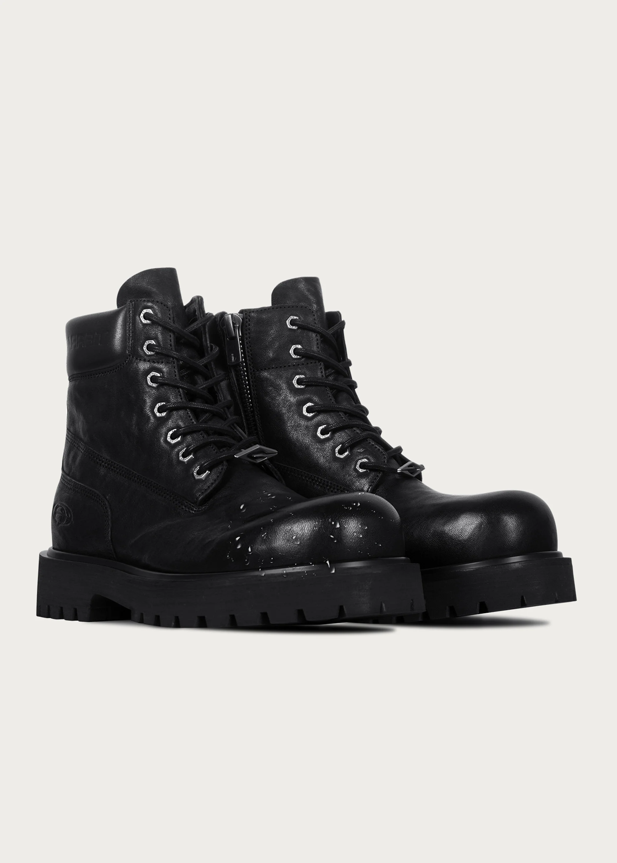 Workwear horsehide boots Black - Image 7