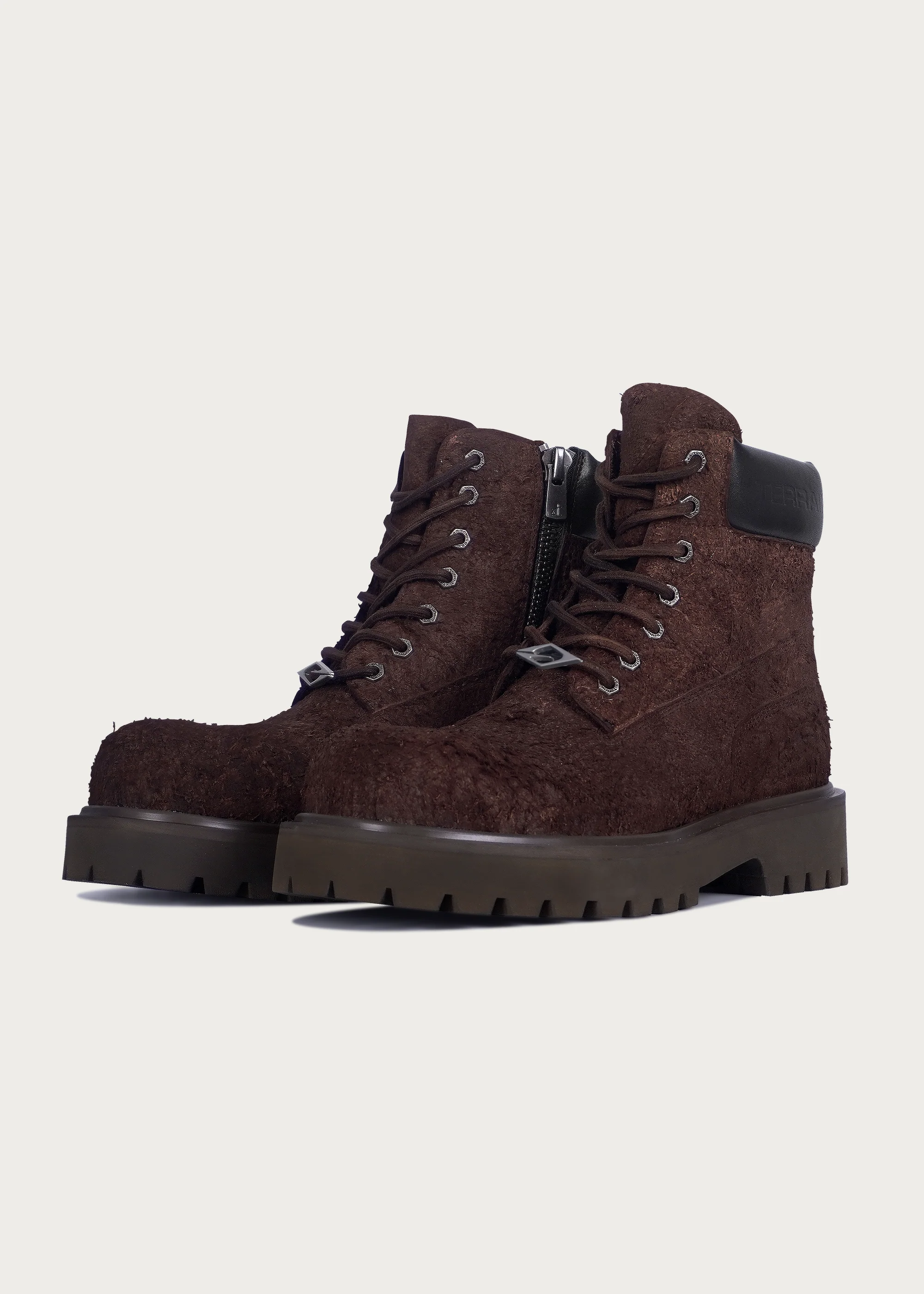 Workwear Suede leather boots Brownish red - Image 5